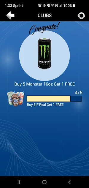 Evans Express Rewards Screenshot 1