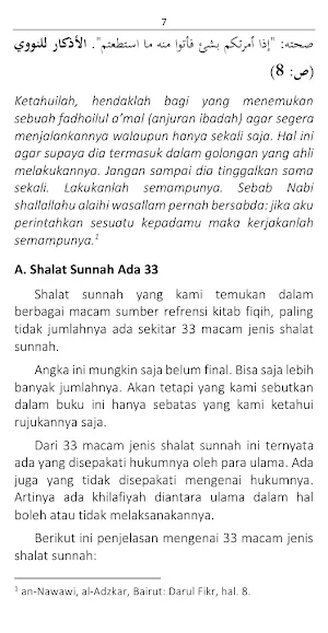 33 Macam Jenis Shalat Sunnah Screenshot 3