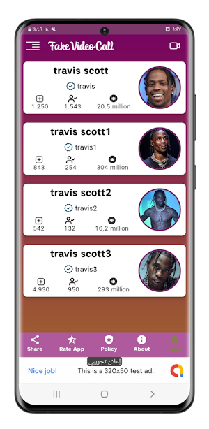 travis scott fake video call Screenshot 1