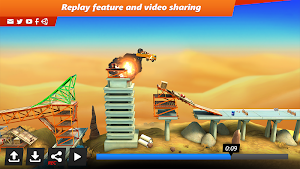 Bridge Constructor Stunts FREE Screenshot 3