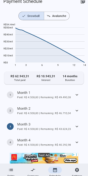 Quita: Debt Payoff Planner Screenshot 2
