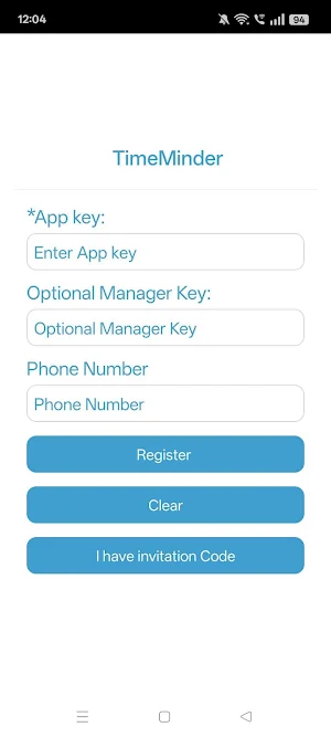 TimeMinder Screenshot 1