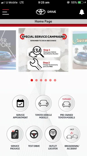 Toyota Drive Screenshot 1