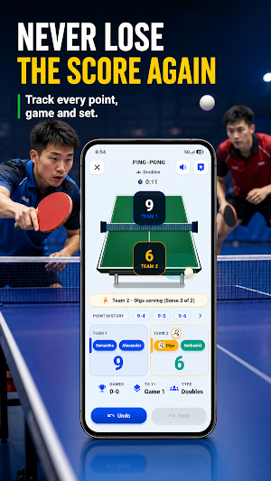 Tennis Score Tracker Match Screenshot 2
