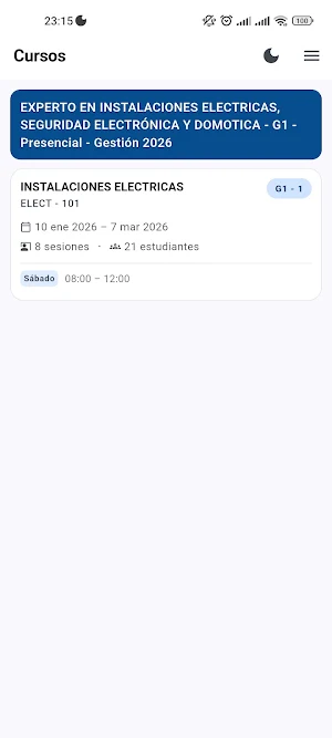 CCA Docente Screenshot 2