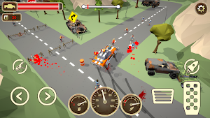 Zombie Crush Driver: Survive the apocalypse Screenshot 2