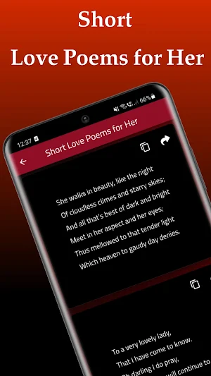 Love poems for her Screenshot 1