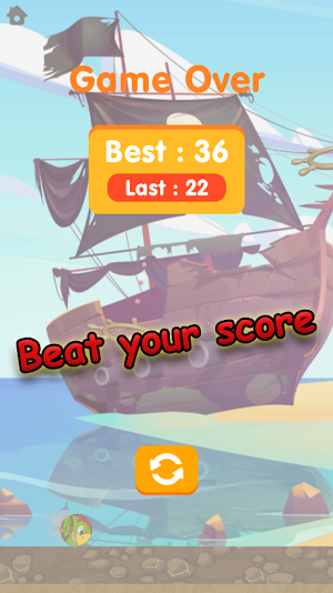 Flappy Hero Pirate Bird Screenshot 1
