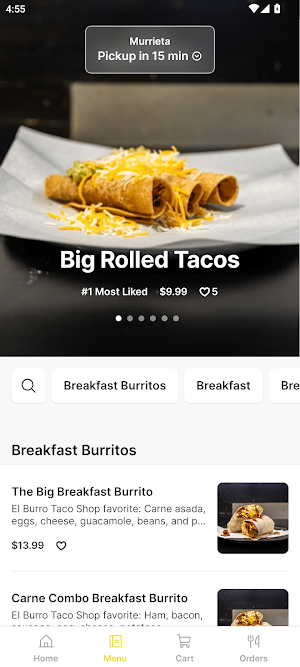 El Burrito Taco Shop Screenshot 1