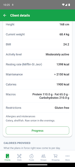 Dieter - Diets & Clients Screenshot 0