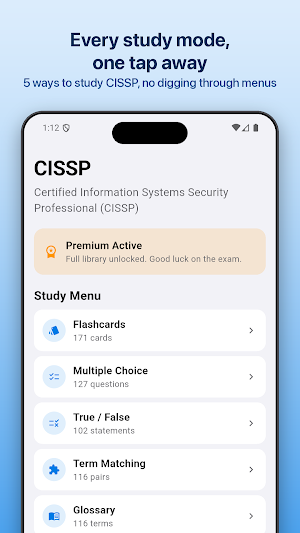 CISSP Exam Study Guide Screenshot 0