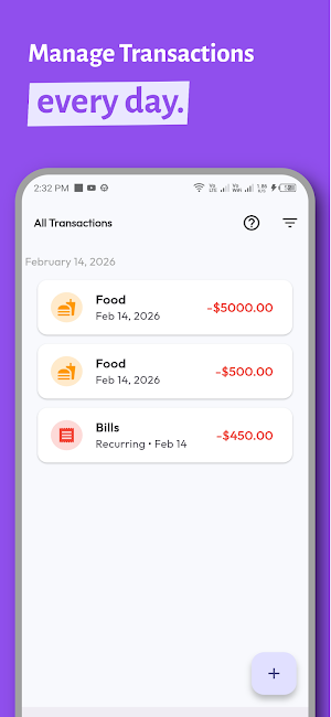 Smart Expense Tracker & Budget Screenshot 2