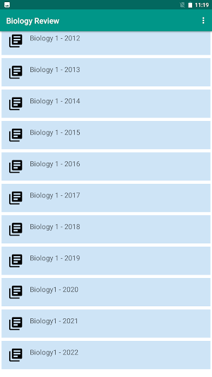Biology Review O Level Screenshot 0