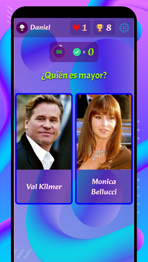 ¿Qué famoso es mayor? Screenshot 1