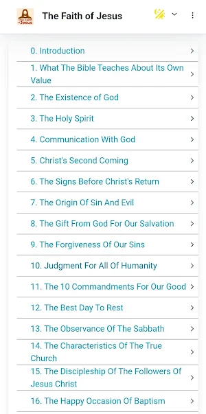 The Faith of Jesus Screenshot 0