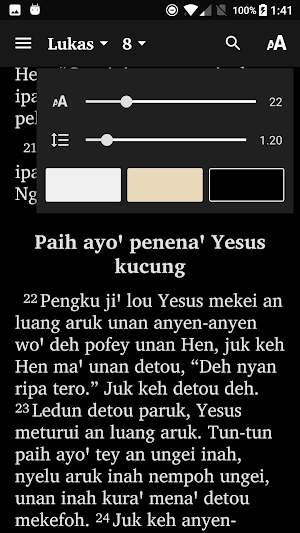 Injil Lukas Punan Screenshot 2