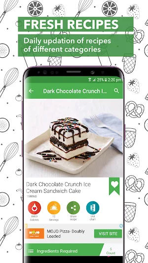 Food Book Recipes, Shopping List Screenshot 2