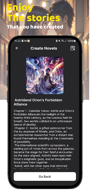 AI Story Generator Novel Maker Screenshot 1