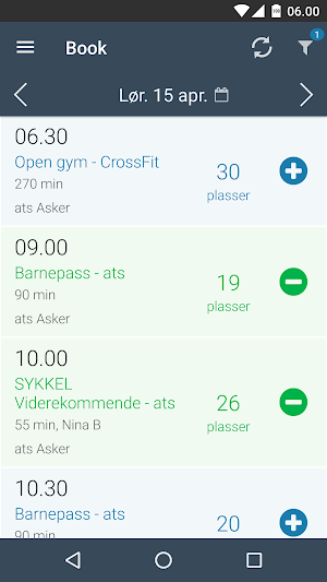 Asker Treningssenter Screenshot 2