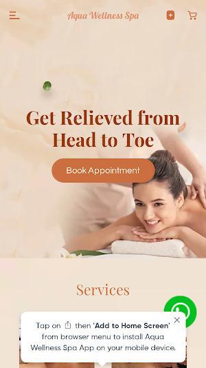 Aqua Wellness Spa Screenshot 1