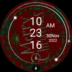 Merry Christmas WatchFace Screenshot 0