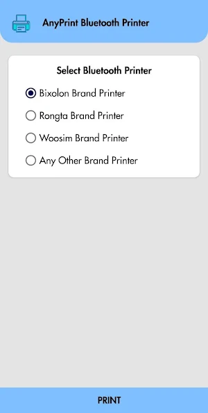 AnyPrint Bluetooth Printer Screenshot 1