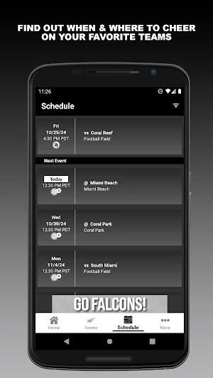 Falcons Athletics Screenshot 1