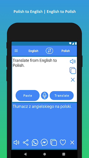 Polish to English Translator Screenshot 2