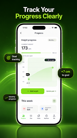 Tallify: Height Growth & Plan Screenshot 2