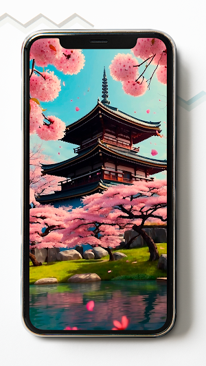 Sakura Flower HD Wallpapers Screenshot 2