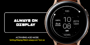 Galaxy HD: Digital Watch Face Screenshot 1