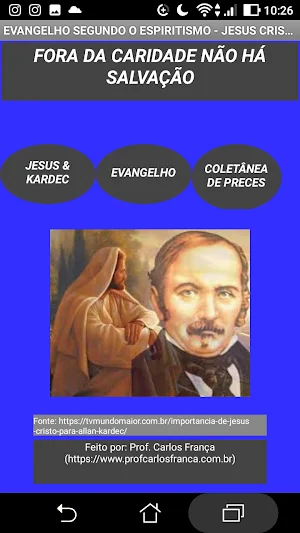 JESUS, KARDEC E O EVANGELHO. Screenshot 0