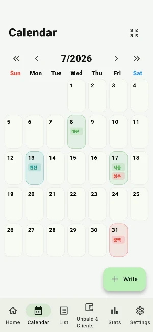 Field Note- Work Log&Timesheet Screenshot 2