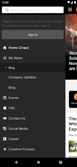 Planète Cirque Screenshot 1