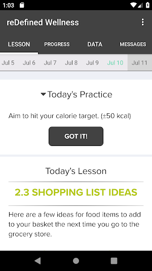 PocketCoach Screenshot 1