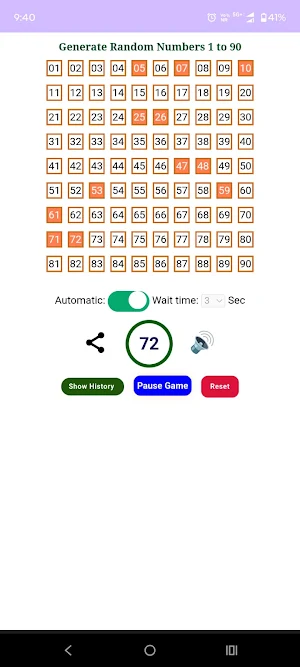 Housie Numbers 1 to 90 Screenshot 2