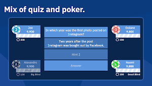 QuizPoker: Quiz and Poker Mix Screenshot 0