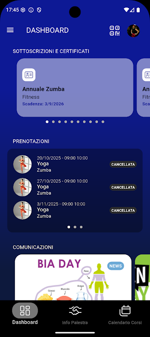 Moving Club App Screenshot 0