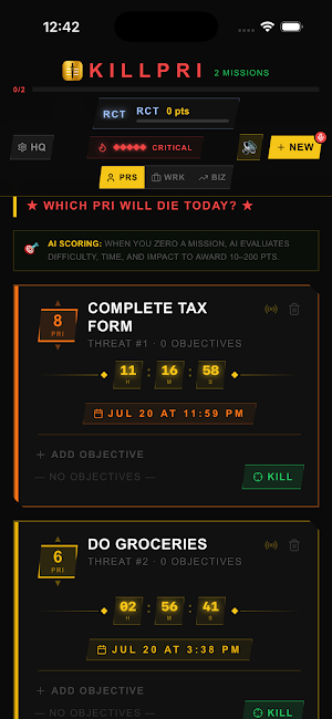 KILLPRI Screenshot 1