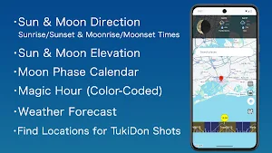 TukiDon: Sun/Moon calc weather Screenshot 0