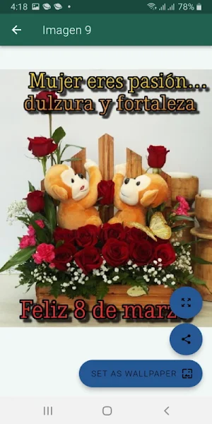 Feliz día MUJER Screenshot 3
