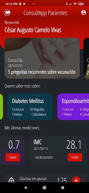 ConsultApp Pacientes Screenshot 0