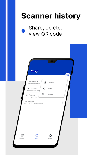 Wi-Fi QR Code Reader Screenshot 2