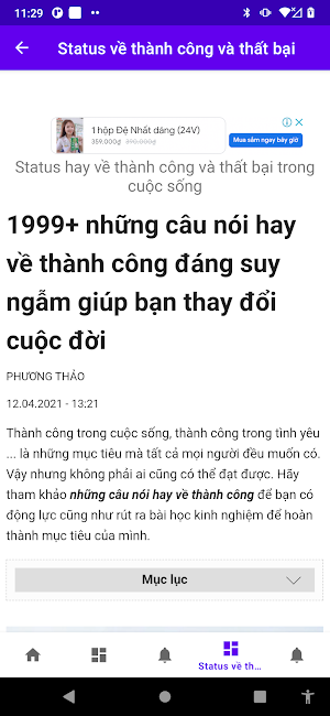 Lời hay ý đẹp-Status ý nghĩa Screenshot 3