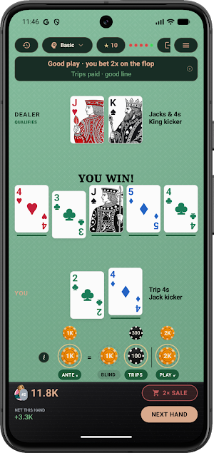 Ultimate Texas Hold'em Coach Screenshot 3