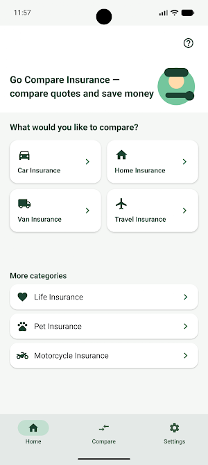 gocompare Insurance Screenshot 2