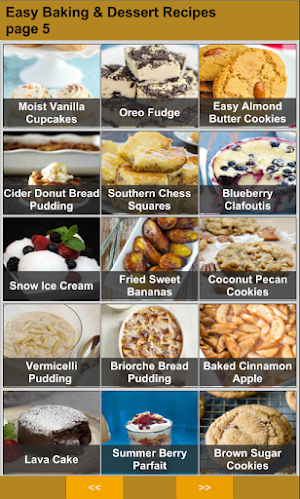Easy Baking and Dessert Recipes Screenshot 0