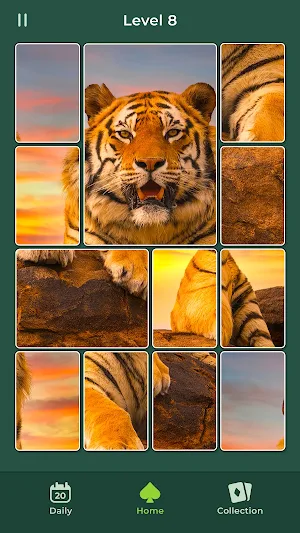 Jigsaw Solitaire: Slide Puzzle Screenshot 1