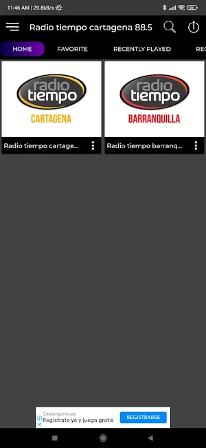 Radio Tiempo Cartagena 88.5 Screenshot 1