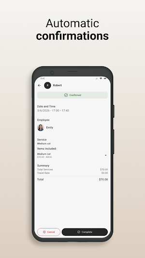 Horafy: Booking System Screenshot 2